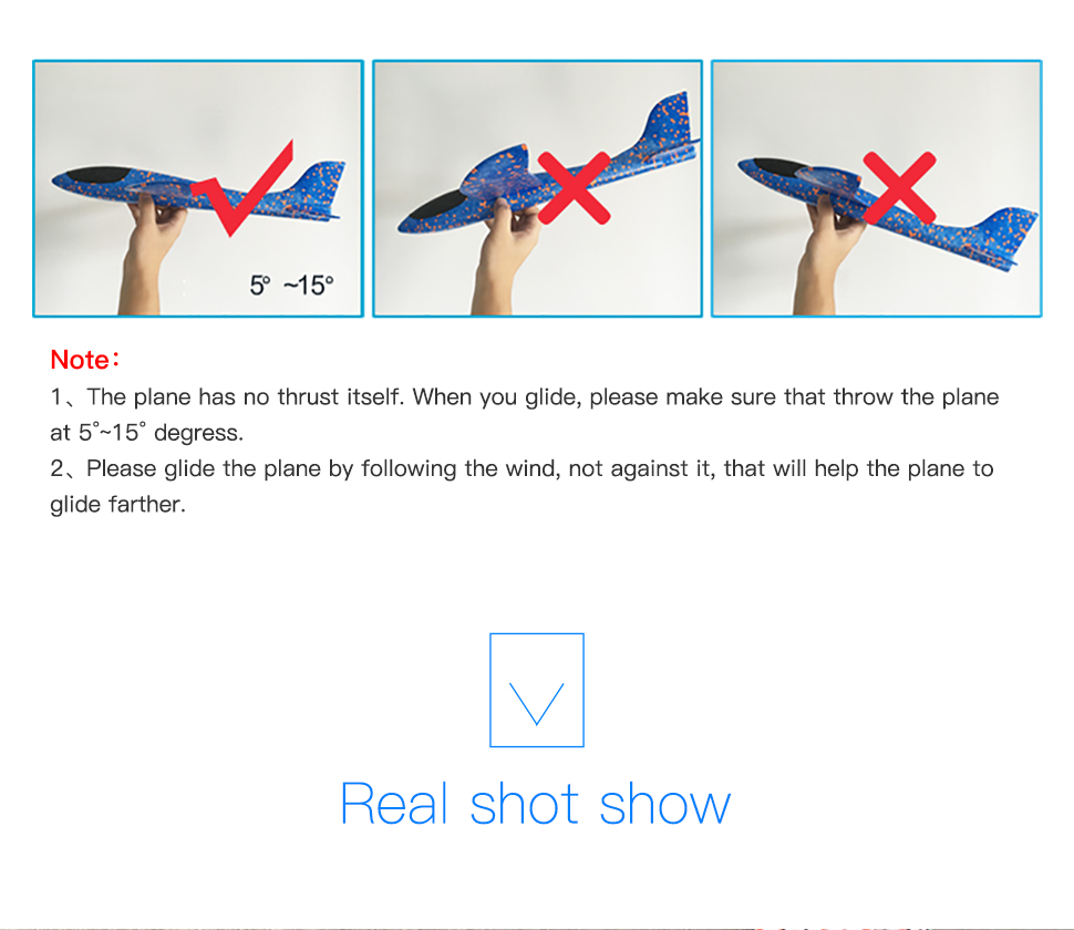 TOP RC Hand launch mini glider